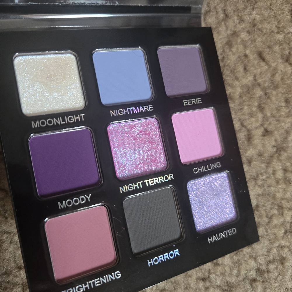 Night Terror Color Palette - Purple & Black Halloween Artwork